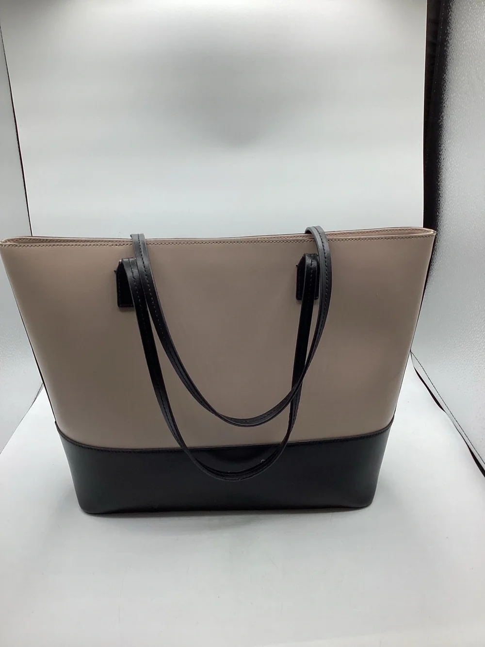 Kate Spade Sawyer Street Colorblock Tori Tote Bag in Taupe and Black